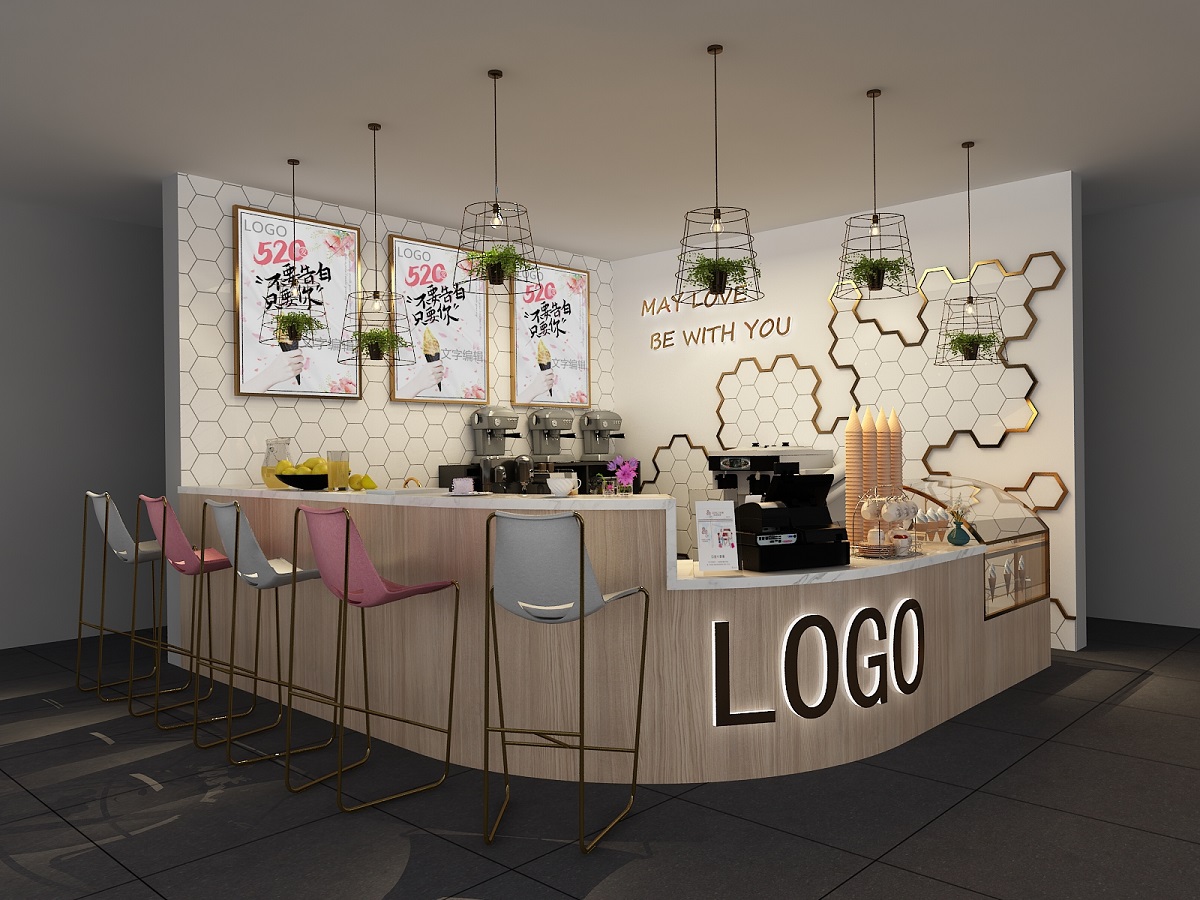 冰雪公园冰淇淋店店面设计|空间|室内设计|魔方BoX - 原创作品 - 站酷 (ZCOOL)