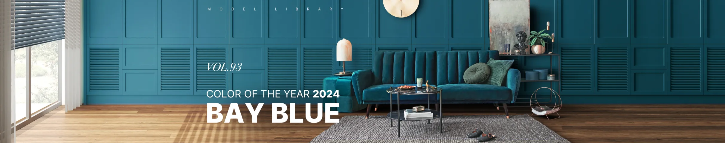 COLOR OF YEAR 2024 BAY BLUE