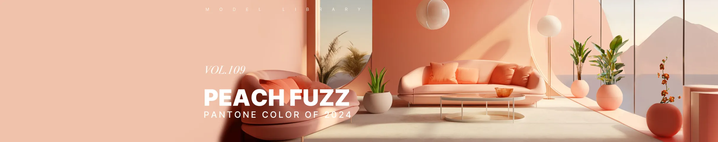 Peach Fuzz Pantone 2024 Color